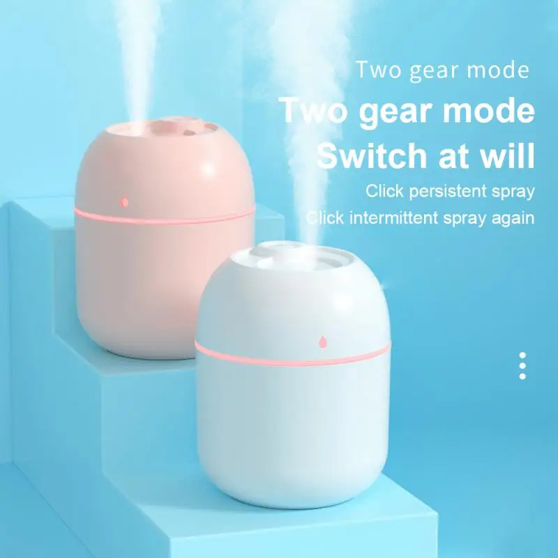 

220ml Air Diffuser Desktop Portable Spray Ultrasonic Household Essential Oil Diffuser Desktop Water Drop Humidifier Portable Usb