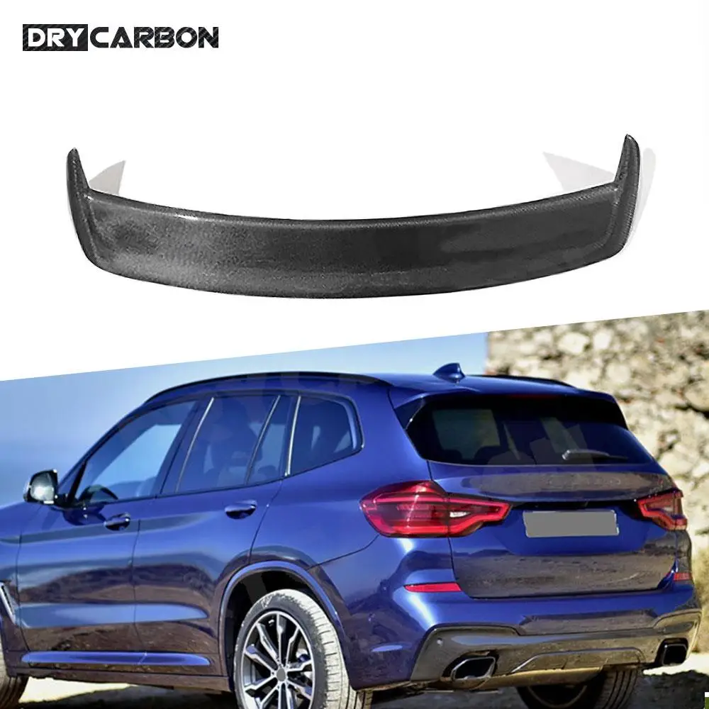 

Carbon Fiber Rear Spoiler Roof Wing Body Kits for BMW X3 F25 2014 2015 2016 2017 FRP Black Car Boot Tail Spoiler Accessories