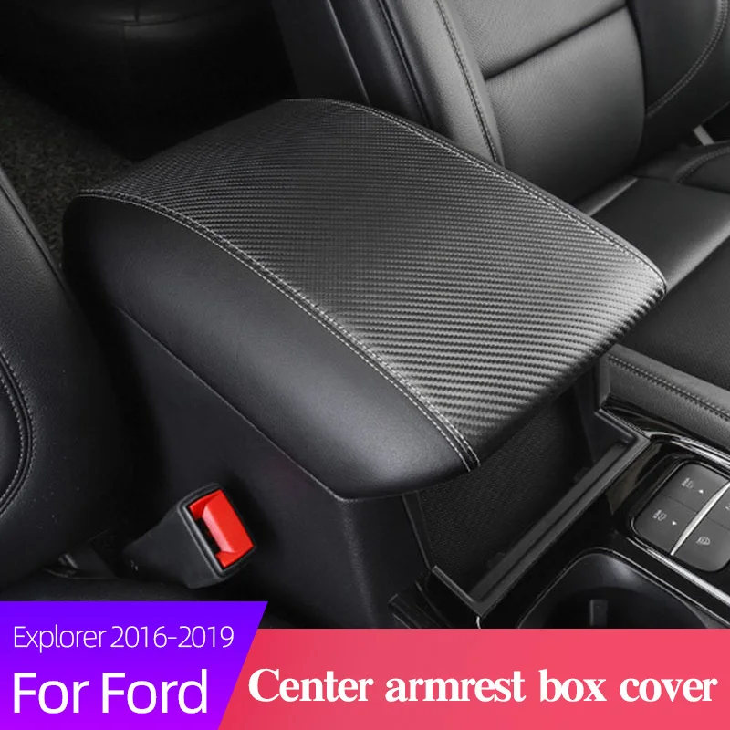 

Car Armrest Box Protective Cover For Ford Explorer 2016-2019 Auto Center Console Arm Rest Seat Mat Vehicle Accessories