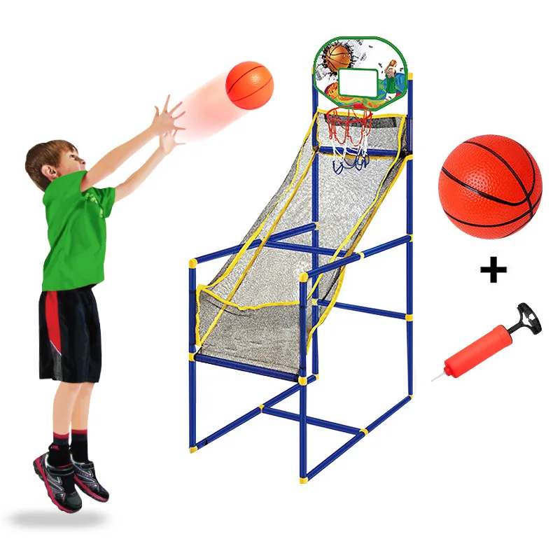 

Basketball Hoop Set Indoor Sports Backboard Toys Children Adjustable Stand Basket Holder Family Basketball Arcade Games