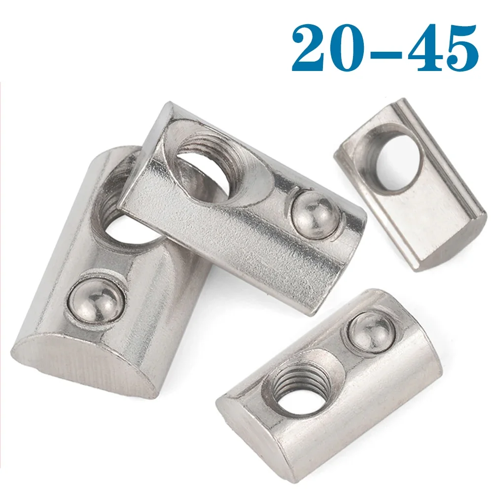 

Пружинные Т-гайки M3 M4 M5 M6 M8 для алюминиевого профиля