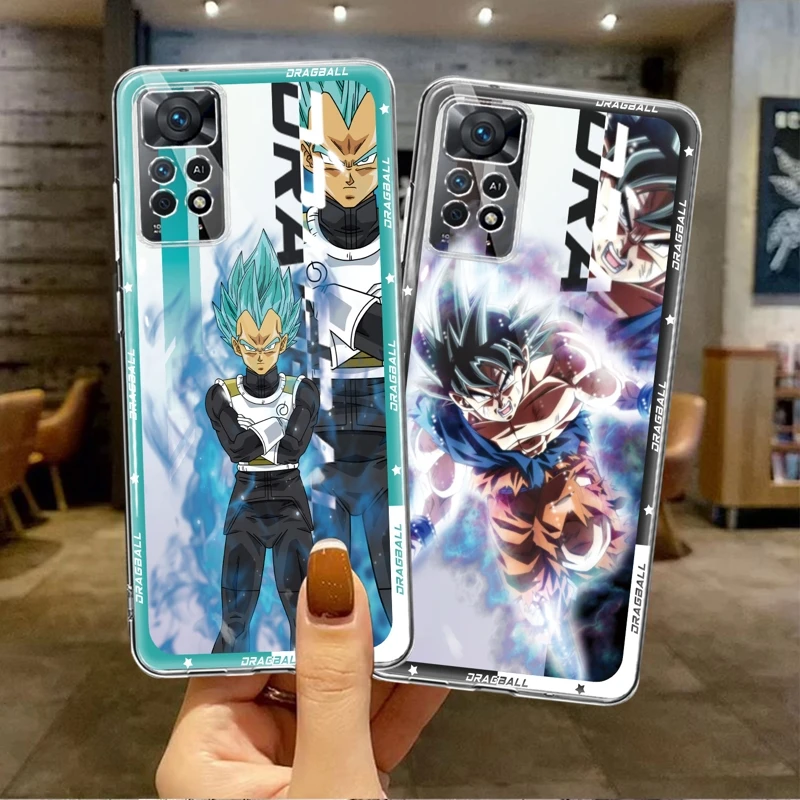 

Прозрачные чехлы для Xiaomi Redmi 9 9C 9A 10C 12C 9T K40 Pro Redmi9 Dragon Ball Z Vegeta Anime