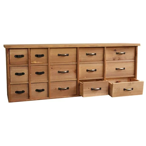 

Деревянный шкаф для хранения ящиков