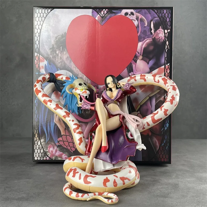 

One Piece Empress Snake Explosive Nine Snakes Boa Hancock Sitting Position Your Majesty Shichibukai Collectible Figures Model