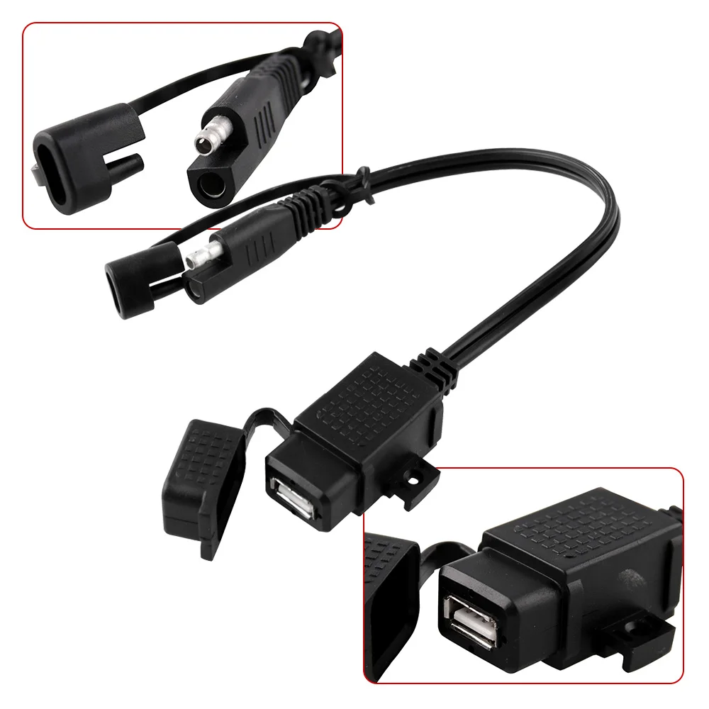 

Водонепроницаемый адаптер 12/24 В для USB кабеля мотоцикла