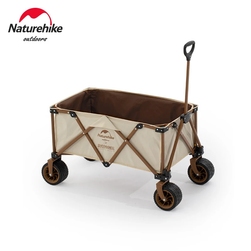 

Портативная Съемная складная тележка Naturehike NH20PJ009001 на четырех колесах для кемпинга на открытом воздухе и пикника