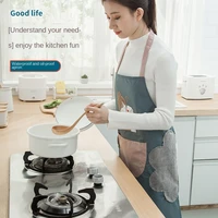 collection of selected kitchen apron women can wipe hands household halter apron half length apron cooking waterproof overalls