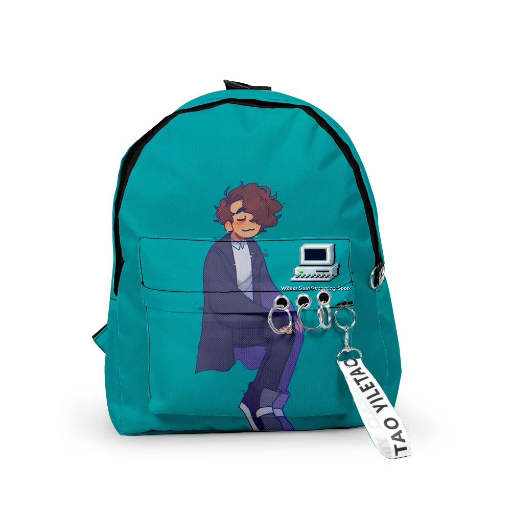 

Trendy Wilbur Soot Dream Team Backpacks Boys/Girls pupil School Bags 3D Print Keychains Oxford Waterproof Cute Small Backpacks