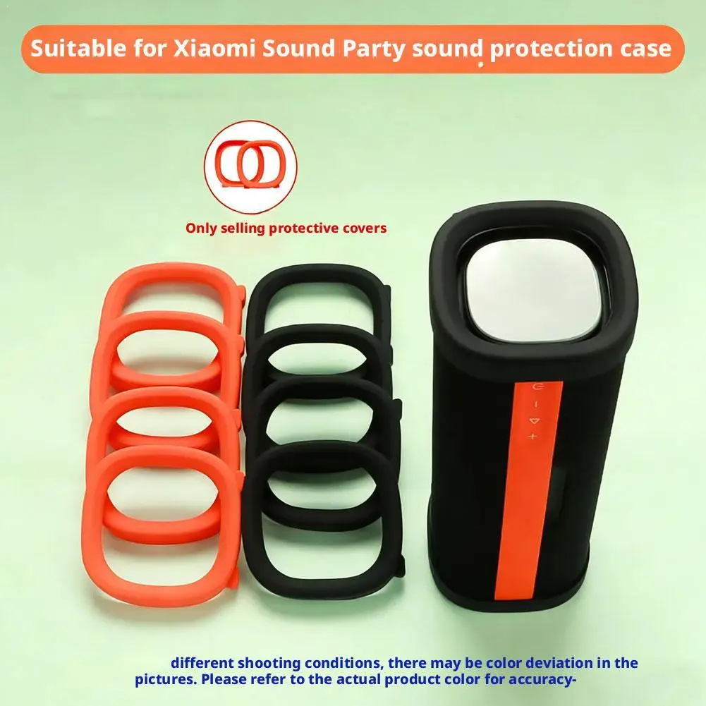 Фото Противоскользящий силиконовый чехол для колонки Xiaomi Sound Party, защитный чехол для продления срока службы устройства №1