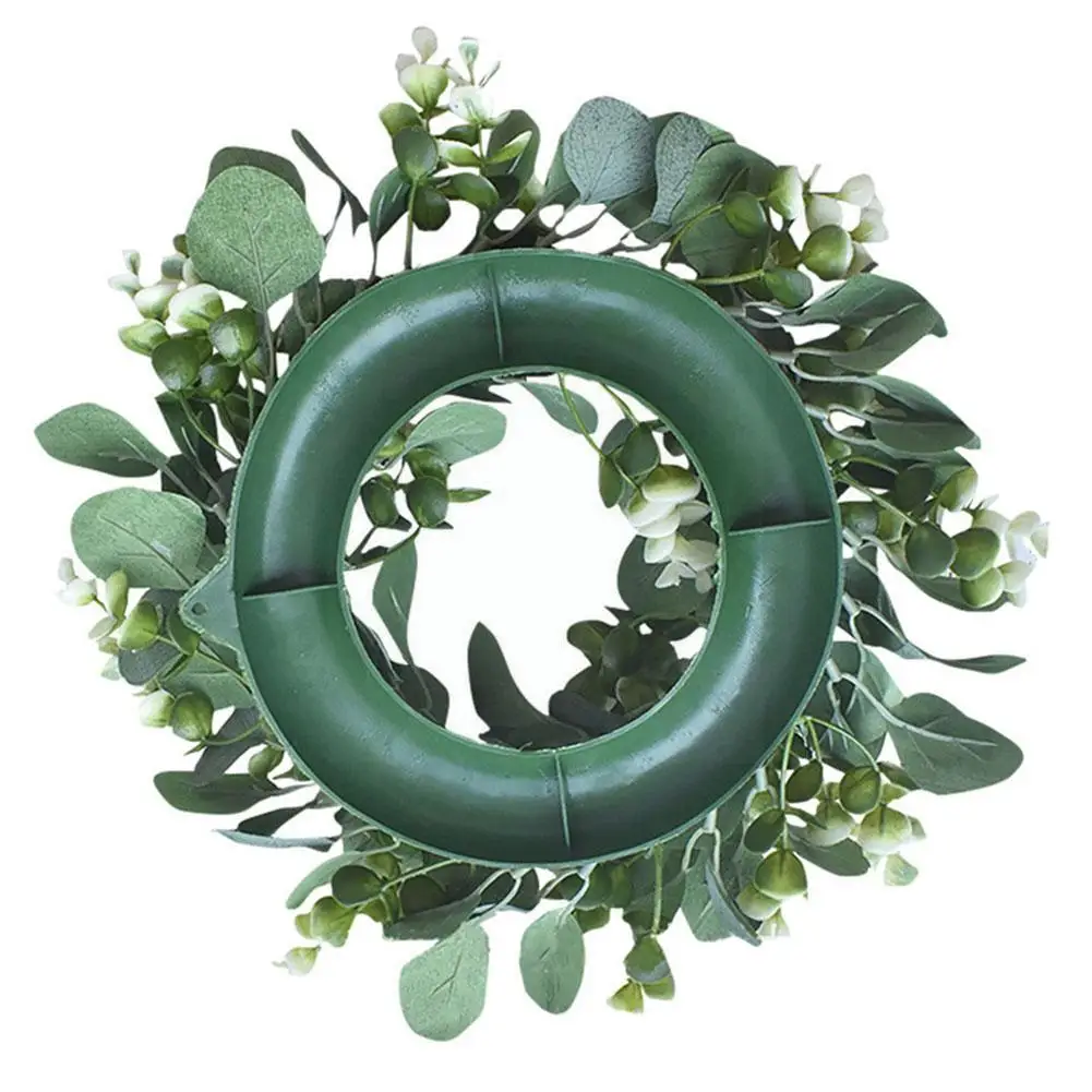 

Green Eucalyptus Leaves Garland Wisteria Artificial Flowers Rattan Fake Plant Silk Leaf Vines For Wedding Birthday Party De D2X9