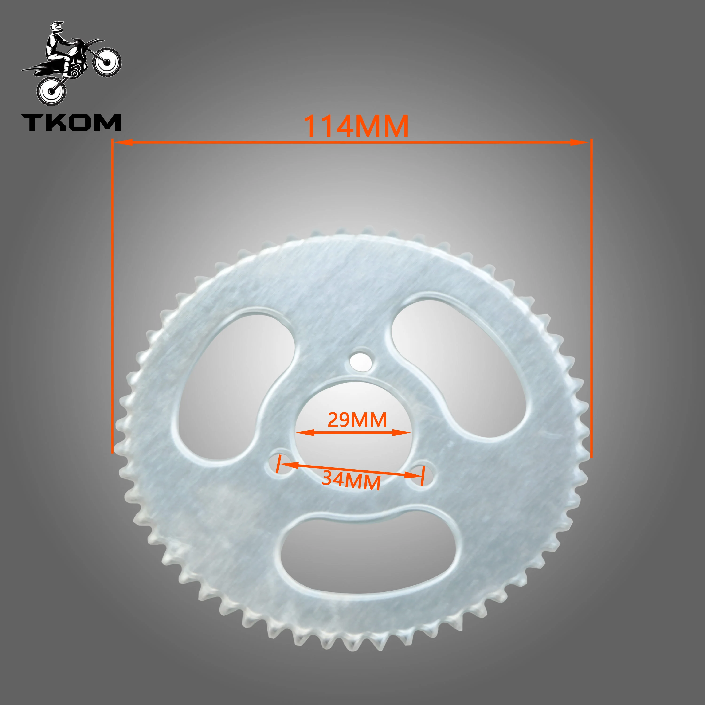 Аксессуары для мотоциклов цепь 438 задняя звездочка 47/55 зубов 29 мм 3/4 отверстия ATV