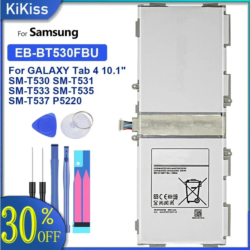 Аккумулятор для Samsung Note 10 1 5 фонарей P5100 P5113 N8000 P7500 Tab 3 4 S P5200 T4500E фонарь T800