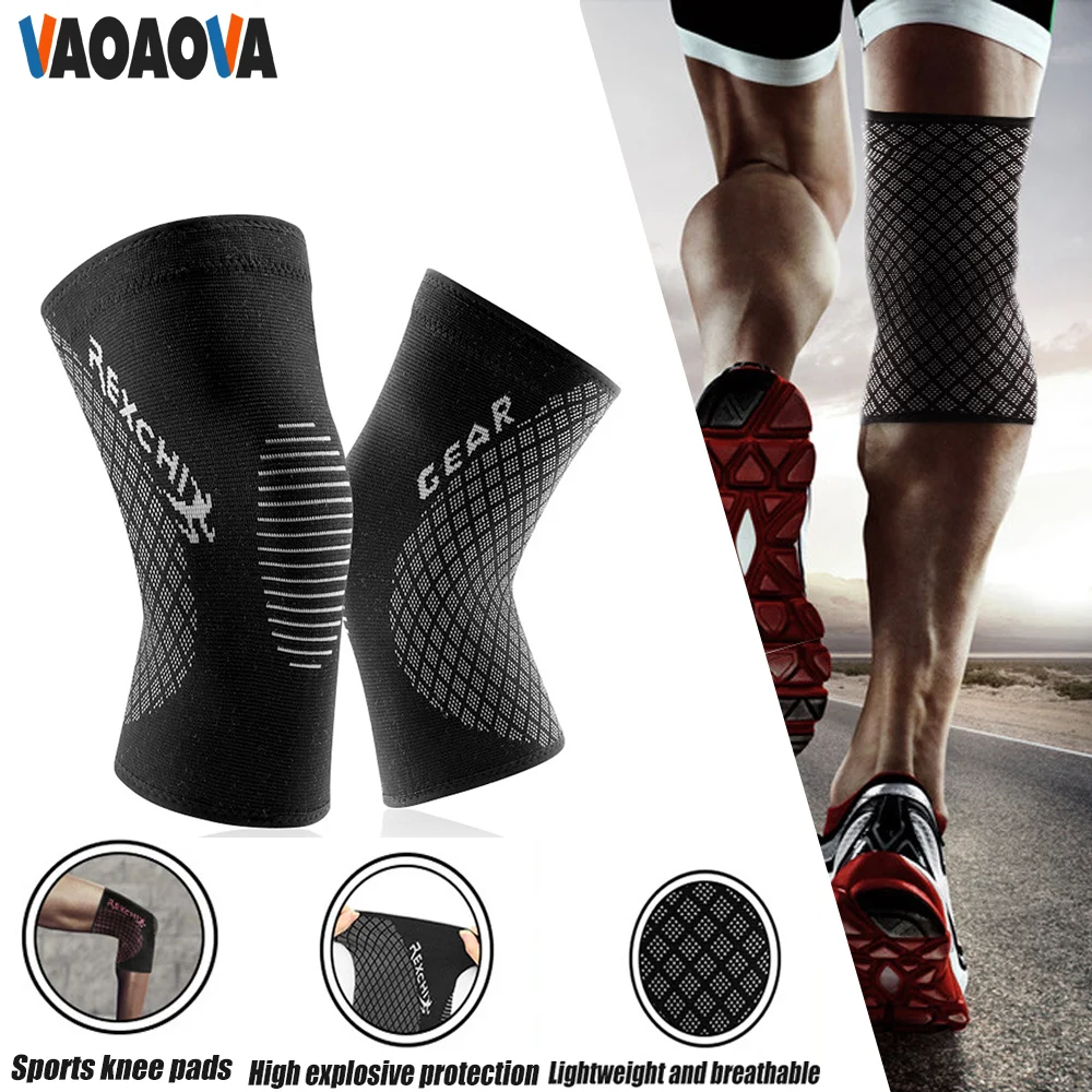

1Pair Sport Knee Support Brace Best No-Slip For Knee Pain Women Men Compression Sleeves For Running Workout Sports Arthritis ACL