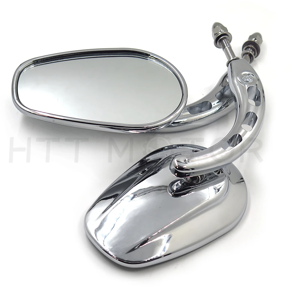 Aftermarket free shipping motorcycle parts Big Racing Side Mirrors For Harley davidson Low Rider SuperLow Iron 883 1200 Custom enlarge