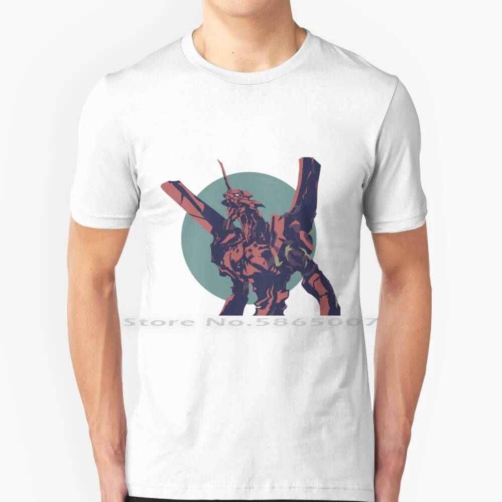 

Unit 01 T Shirt 100% Cotton Unit 01 Robot Mecha Red Dimsims Berserk Anime Manga Japan Big Size 6xl Tee Gift Fashion