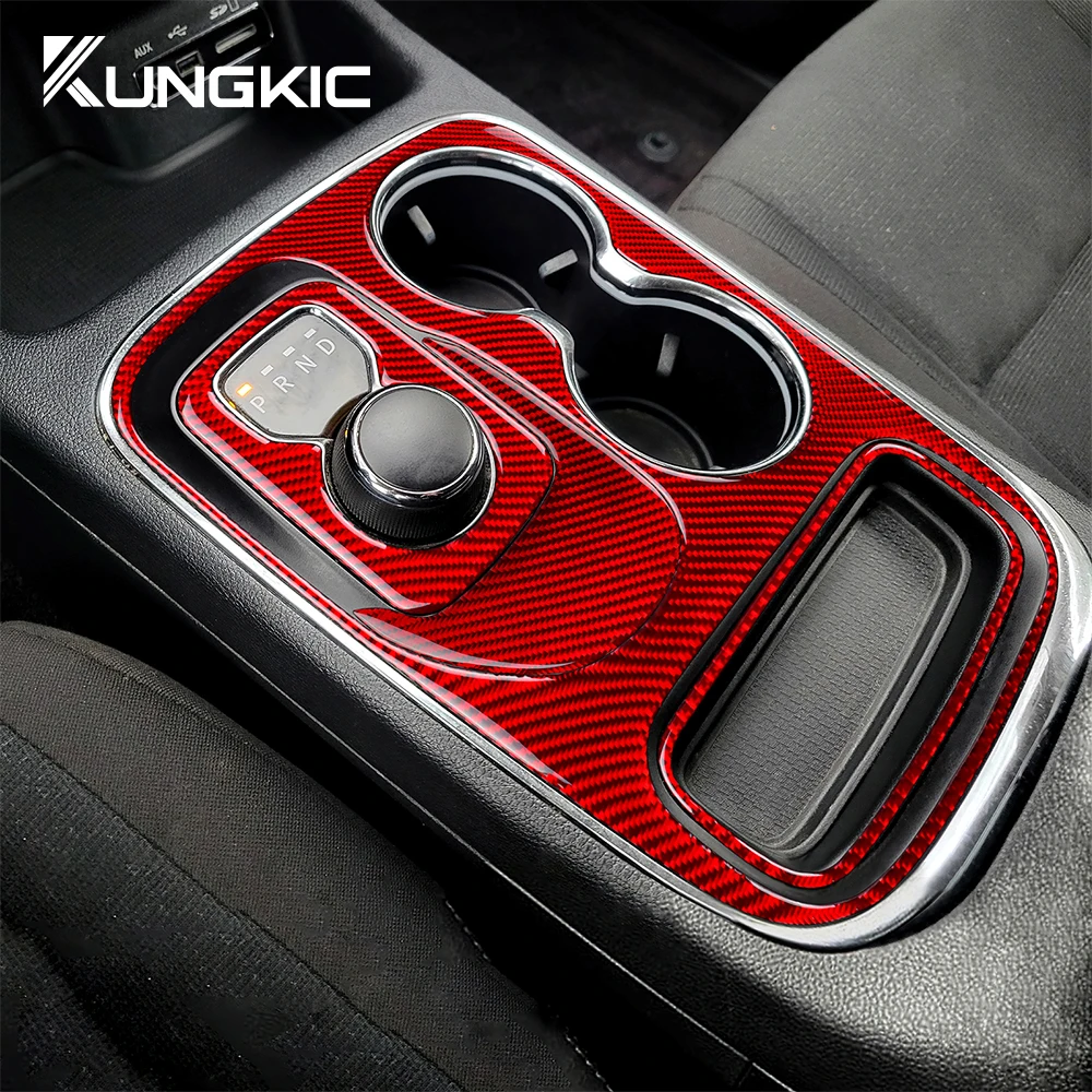 Для Dodge Durango 2014 2015 2016 2017 2018 2019 2020 панель переключения передач настоящая мягкая