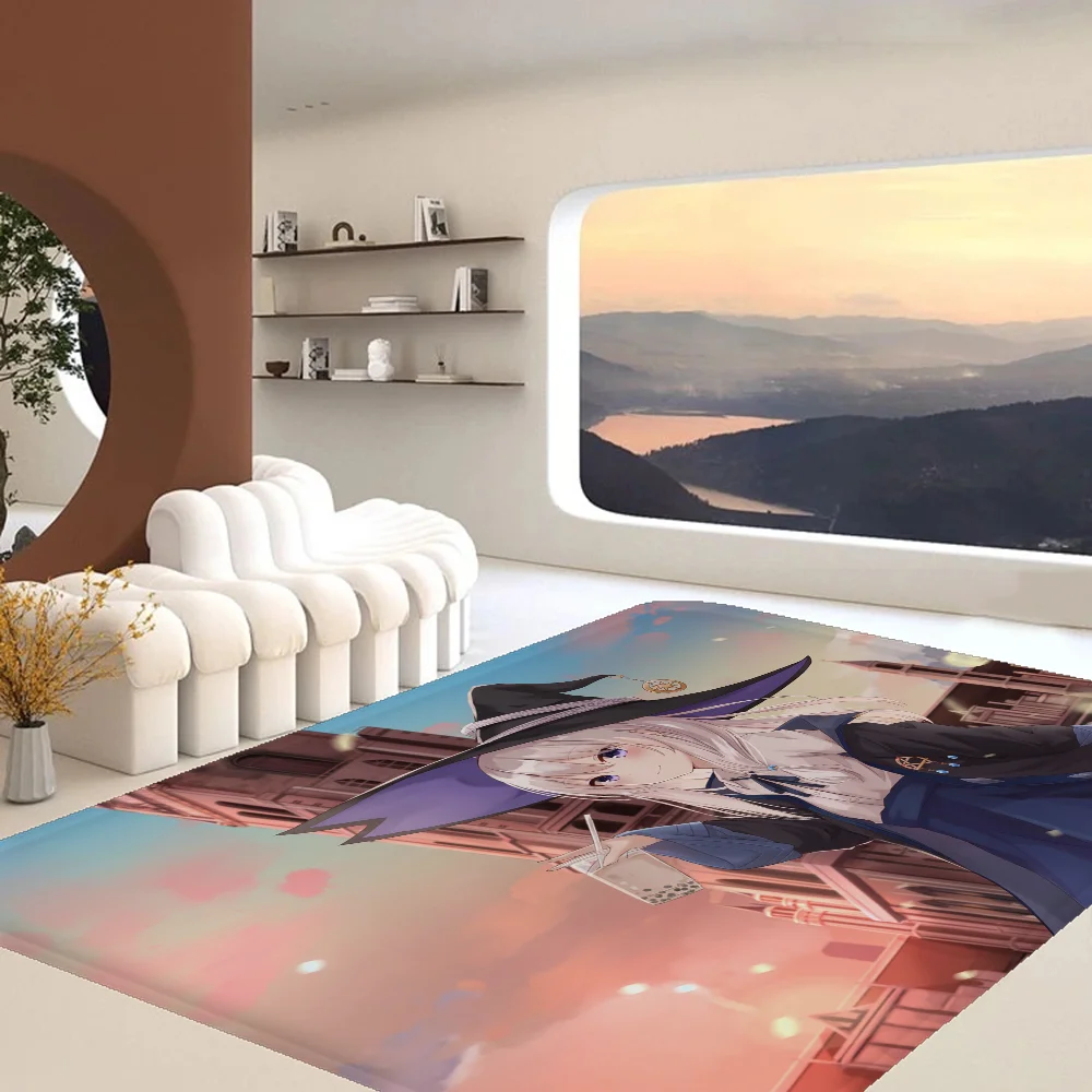 Majo No Tabitabi Door Mat Washable Non-Slip Living Room Sofa Chairs Area Kitchen Toilet Rug