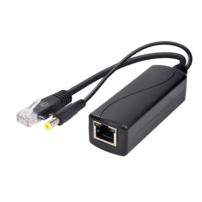 

ABGZ-100M Poe Splitter 12V 1A IEEE 802.3Af 1.5KV Isolation Protection For Home Network Office Network