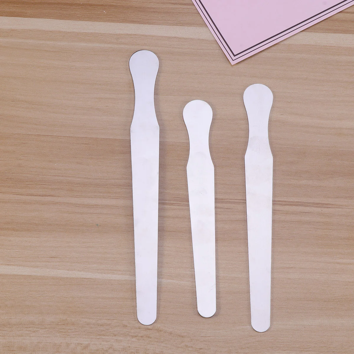 

3 Pcs Metal Cheek Retractors Stainless Spatula Lip Retractors Metal Spatula Sterile Stainless Steel Tongue Depressor