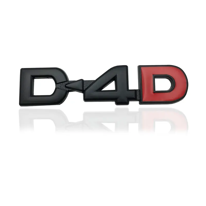 Для TOYOTA Camry Highlander Yaris Corolla Hilux автомобильные аксессуары 3D металлический логотип D4D
