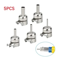 5pcs universal hot air gun nozzle 356810mm for 850 852d aoyue 906 968 850 6028 soldering station welding nozzles accessories