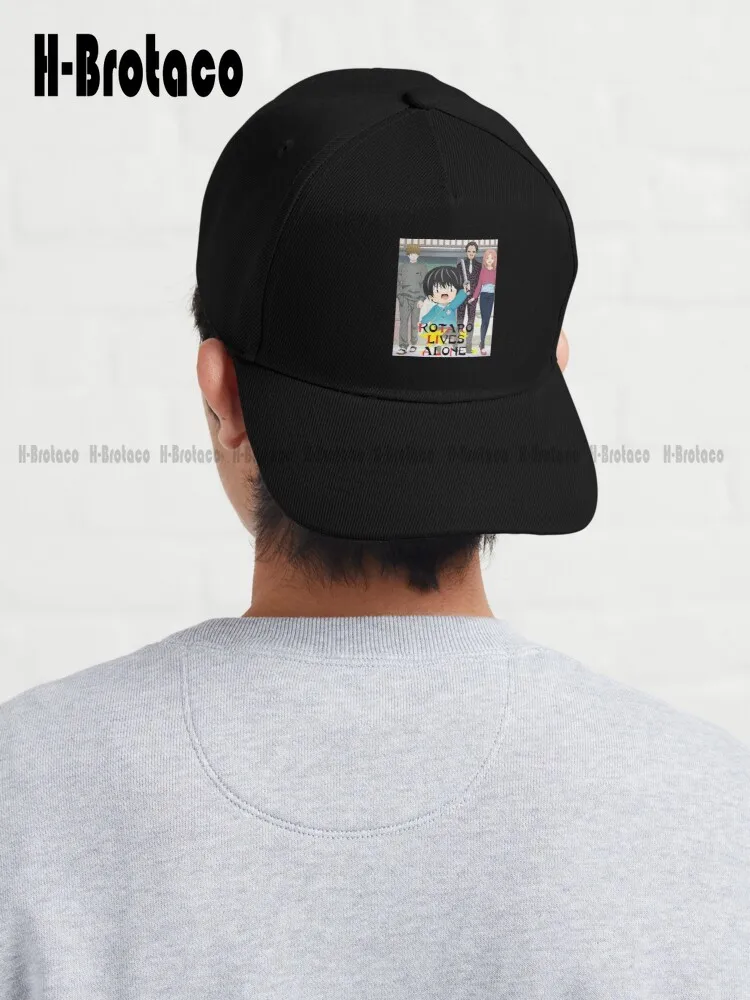 

Kotaro Lives Alone Baseball Cap Birthday Hats Adults Outdoor Climbing Traveling Denim Color Adjustable Quick Dry Mesh Cap Unisex