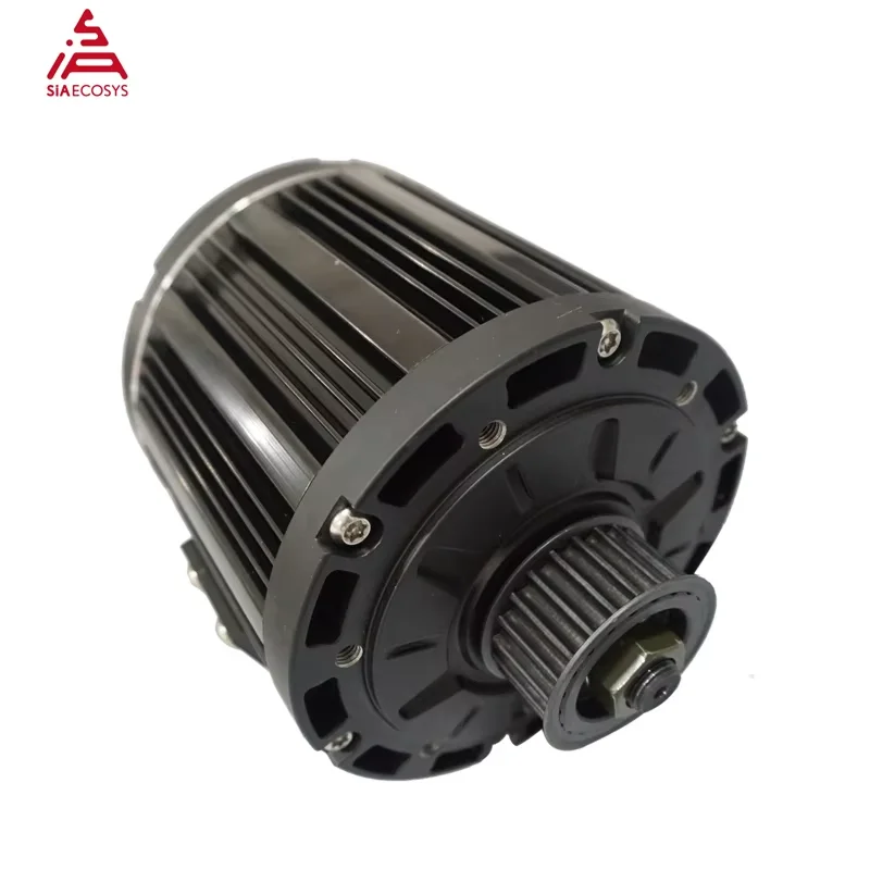 Фото QS Motorors QS138 3000W 72V V1 BLDC Комплект питания двигателя со средним приводом 100kph Ременный двигатель с Votol EM150SP для электрического мотоцикла №2