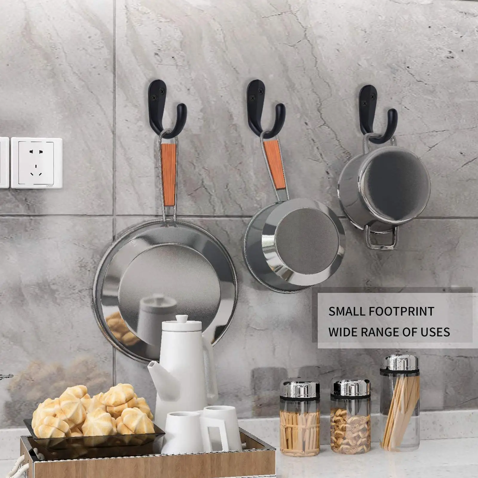 

Retro Wall Hooks 10pcs Hangers Classic Bronze Hook Supplies Hat Hanger Bathroom Home Organizer Tip Mounted Single Room U6v9