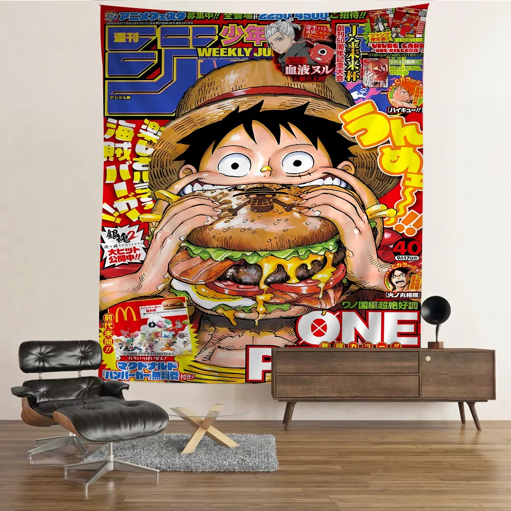 Аниме O-One P-Piece гобелен с героями мультфильмов настенное украшение домашний декор