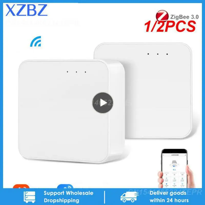 

Умный шлюз Tuya ZigBee, хаб с Bluetooth, многорежимное приложение Smart Life, беспроводной пульт дистанционного управления, работает с Alexa Google Home, 1/2 шт.