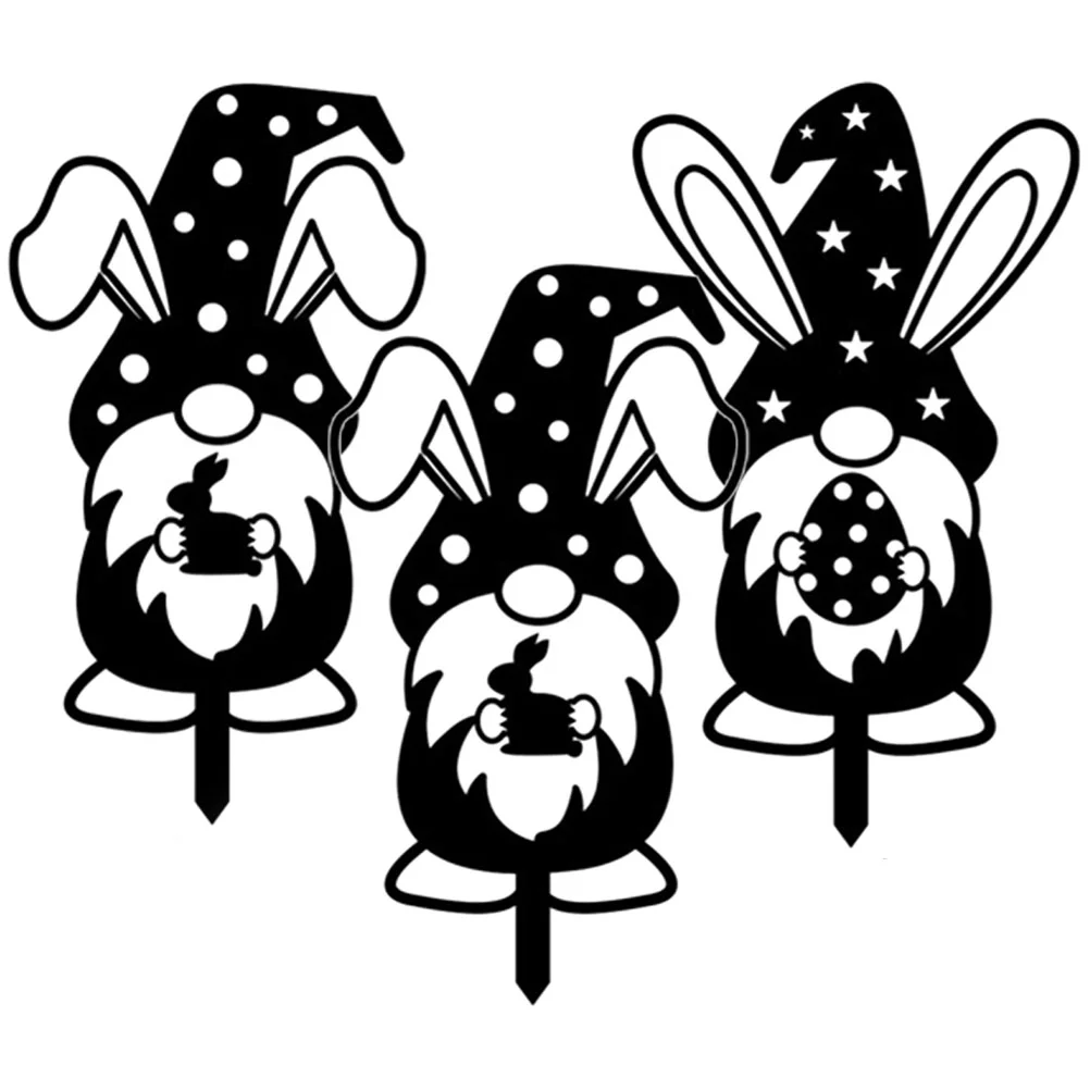 

Bunny Easter Garden Yard Statuedecorations Signs Stakes Outdoor Decor Statuesmetal
