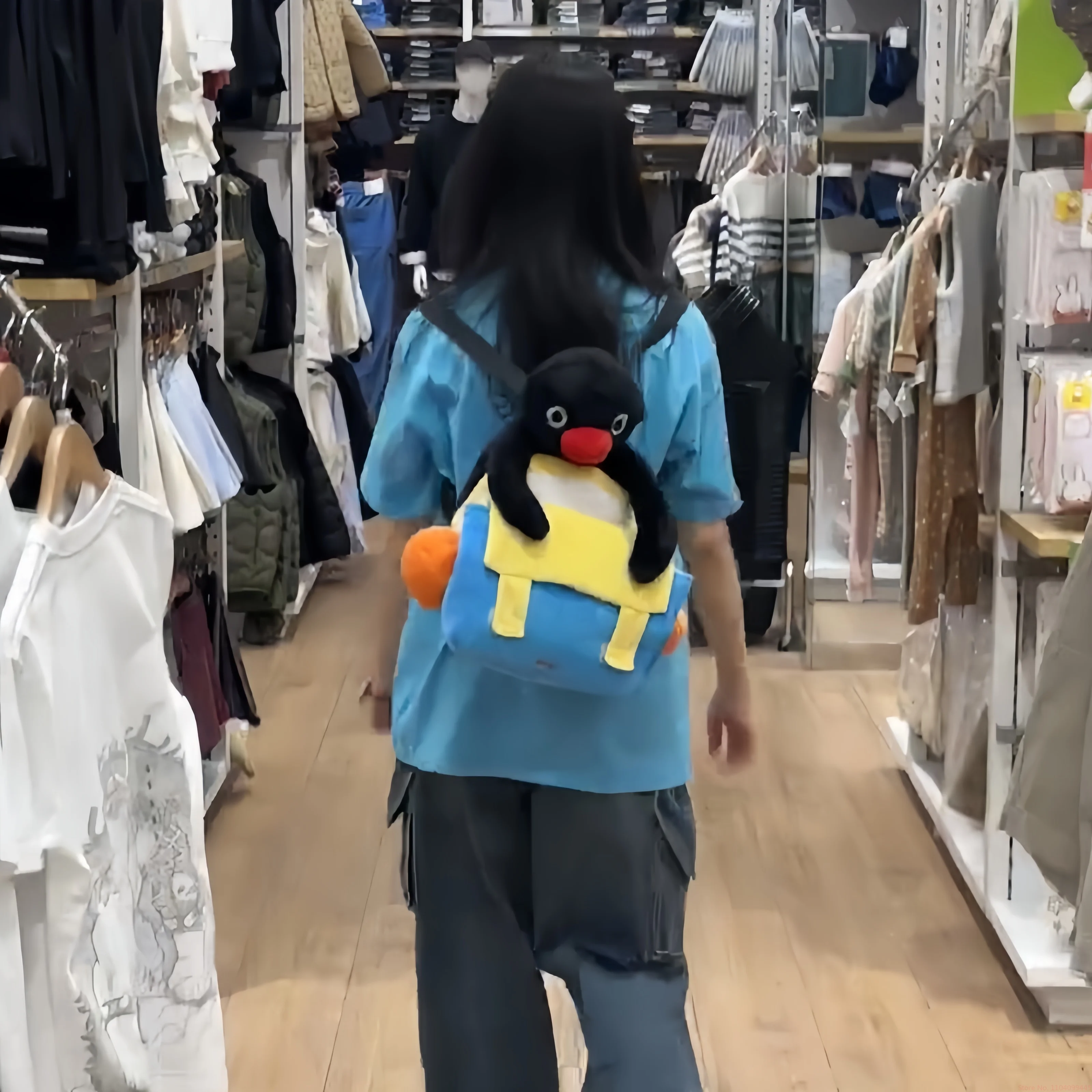 Популярная модель милый маленький пингвин плюшевая игрушка сумка для куклы