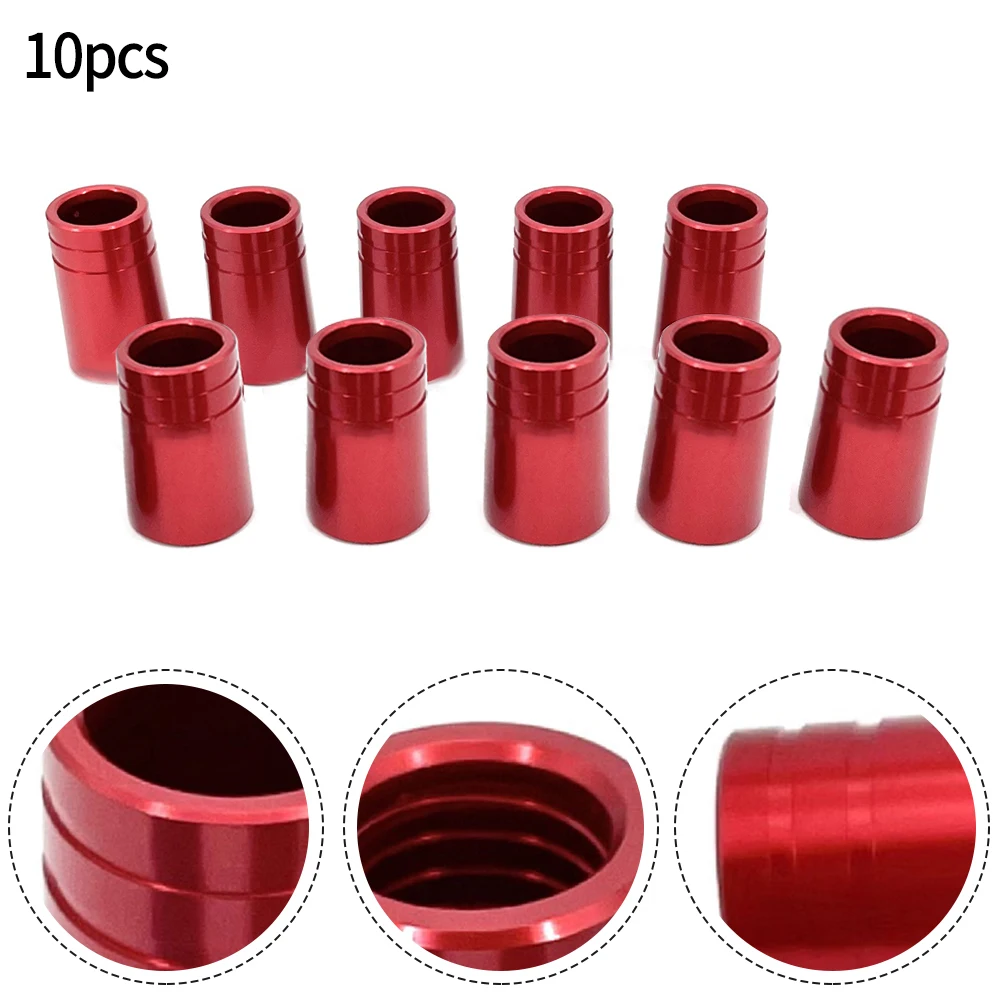 

10Pcs Golf Ferrules Aluminum Golf Ferrules Irons Shafts Golf Club Accessories 0.335/0.350/0.370 High Quality Club Shafts Access