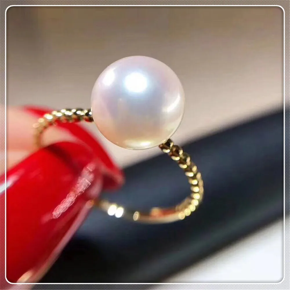 

925 Silver Pearl Ring Settings 18K Gold Plated Accessories For Women DIY Handmade Jewelry Making Materials