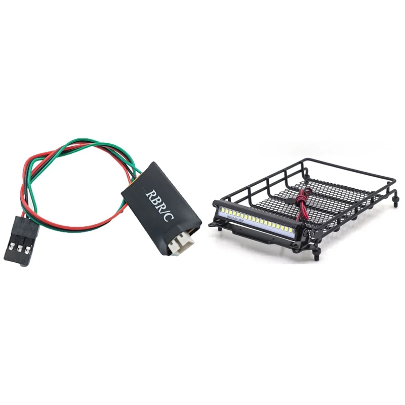 

Winch Control Cable Winch 4CH Control Line With Metal Luggage Carrier Tray Roof Rack With LED Light Accessories