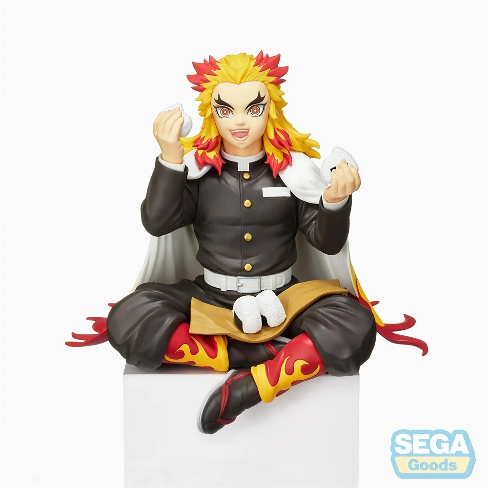 

Original Sega Kimetsu No Yaiba Rengoku Kyojuro Premium Chokonose Figure Blade of Demon Destruction PVC Action Figure Toys Model