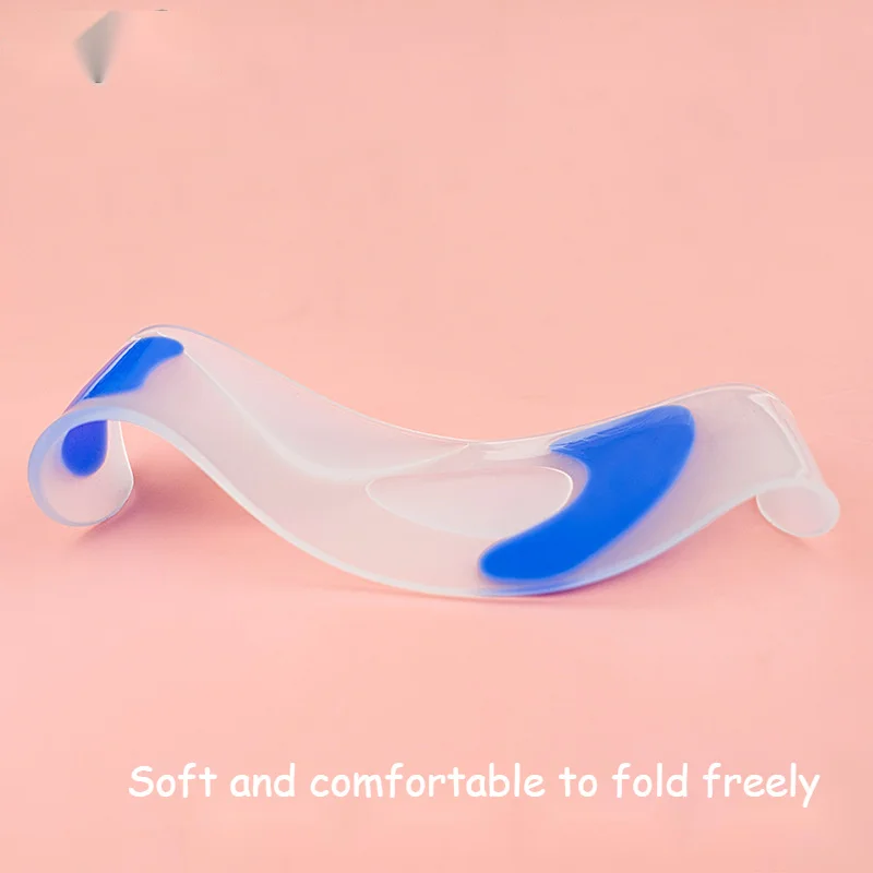 Transparent Soft Silicone Insole Women's Full-length Pad Arch Support Massage Non Slip Running Sports Shock-absorbing Insole Mi