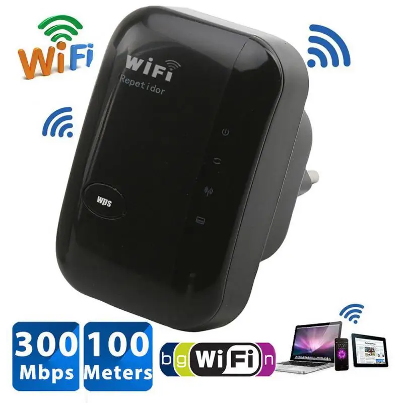 

2023 Wireless WiFi Repeater 300Mbps Router WiFi Signal Amplifier Wi Fi Extender 802.11N/B/G Booster Repetidor Wi-Fi Repeater