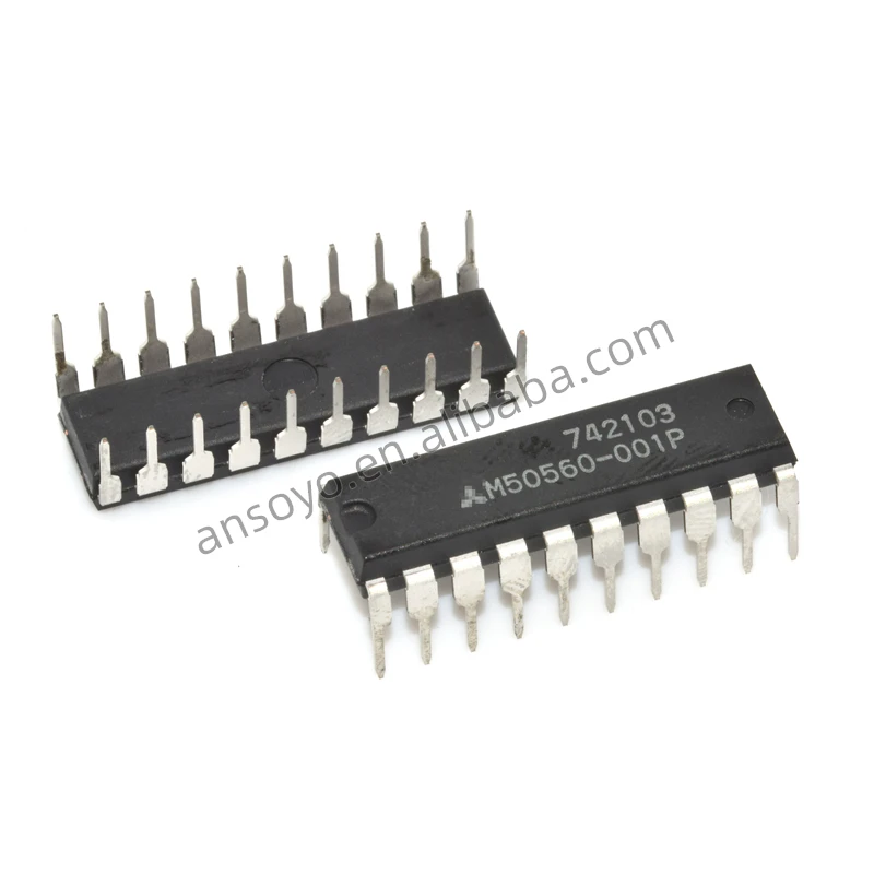 

Новые оригинальные встроенные схемы M50560-001P M50560 IC DIP-20, 2 шт.