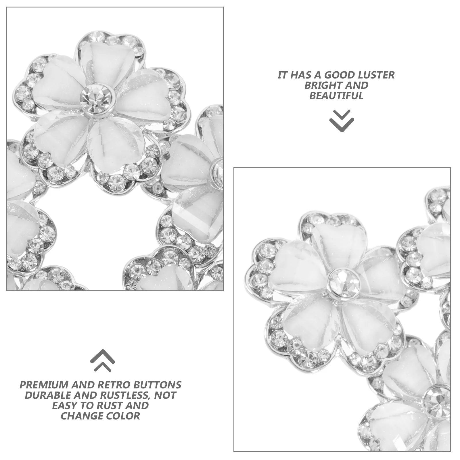 5 шт. алмазные пуговицы из сплава удобная одежда сделай сам многофункциональная