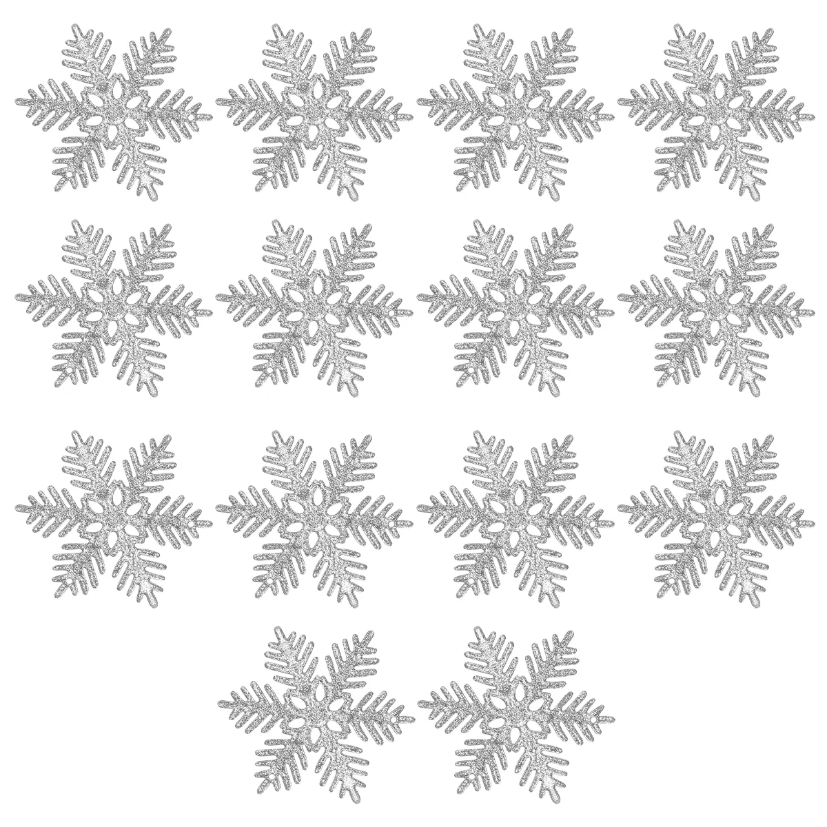 

Snowflakes Snowflakechristmas Winter Ornament Glitter Decoration Snow Decorations Wonderland Favors Table Party