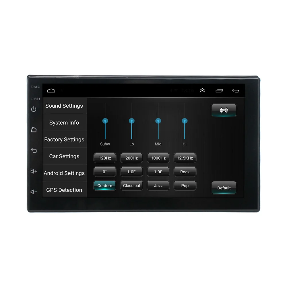 Универсальный мультимедийный плеер стерео-система на Android с GPS для VW Nissan Hyundai Kia
