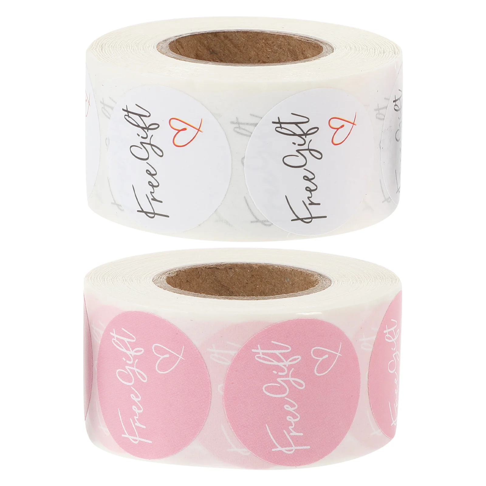 

2 Rolls Present Packaging Stickers Decorative Marking Coloured Adhesive Wrapping Gift Round Tag Free Orders Decorate