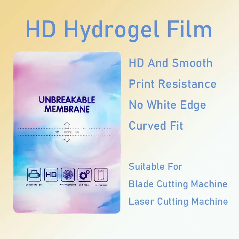 

50pcs HD Flexible Hydrogel Film For Film Cutter TPU Screen Protector Universal Film For All Mobile Phone LCD Screen Protection