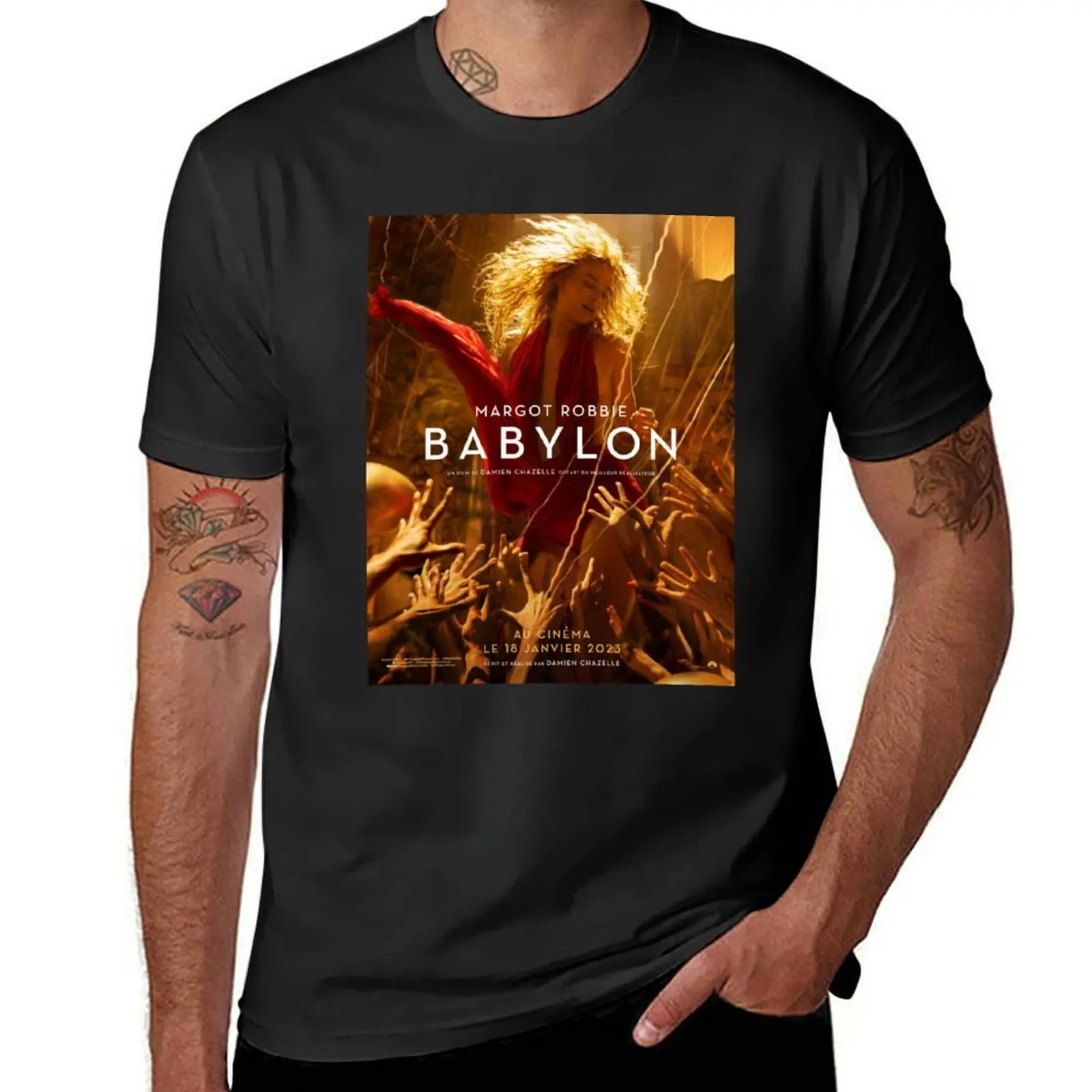 Вавилон фильм футболка аниме одежда простой Пот Мужские Графические футболки