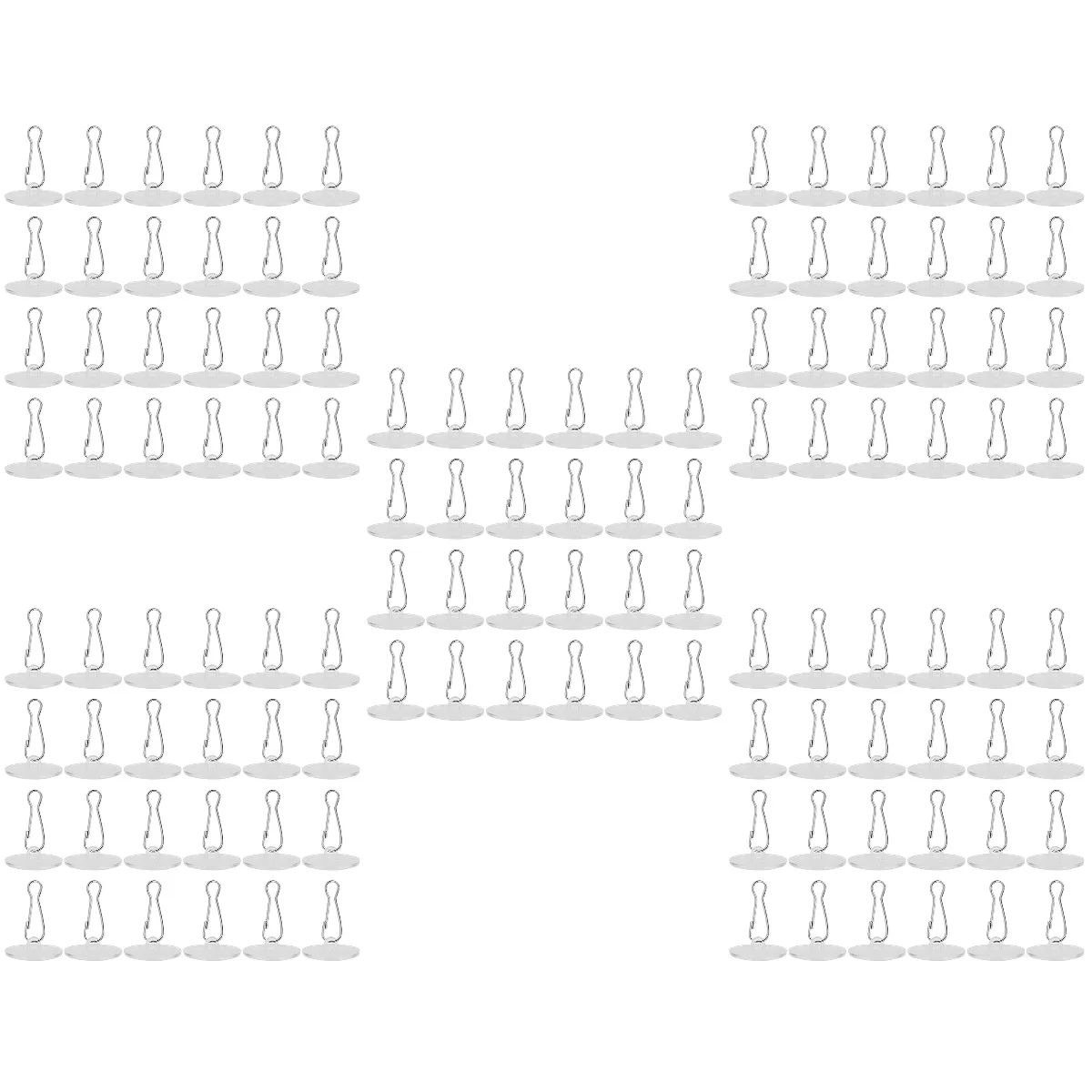 

150 sets Practical Traceless Replacement Wall Hooks Heavy Duty Dorm Essentials Ceiling Hooks Adhesive