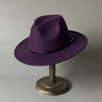 bowler hat for women men winter felted fedoras luxury designer wide brim formal wedding jazz hat fedoras chapeau femme nz270