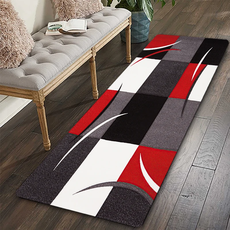 

Fashion Simple Nordic Kitchen Mat Home Entrance Doormat Bedroom Bedside Decor Carpet Hallway Balcony Bath Anti-Slip Floor Mat