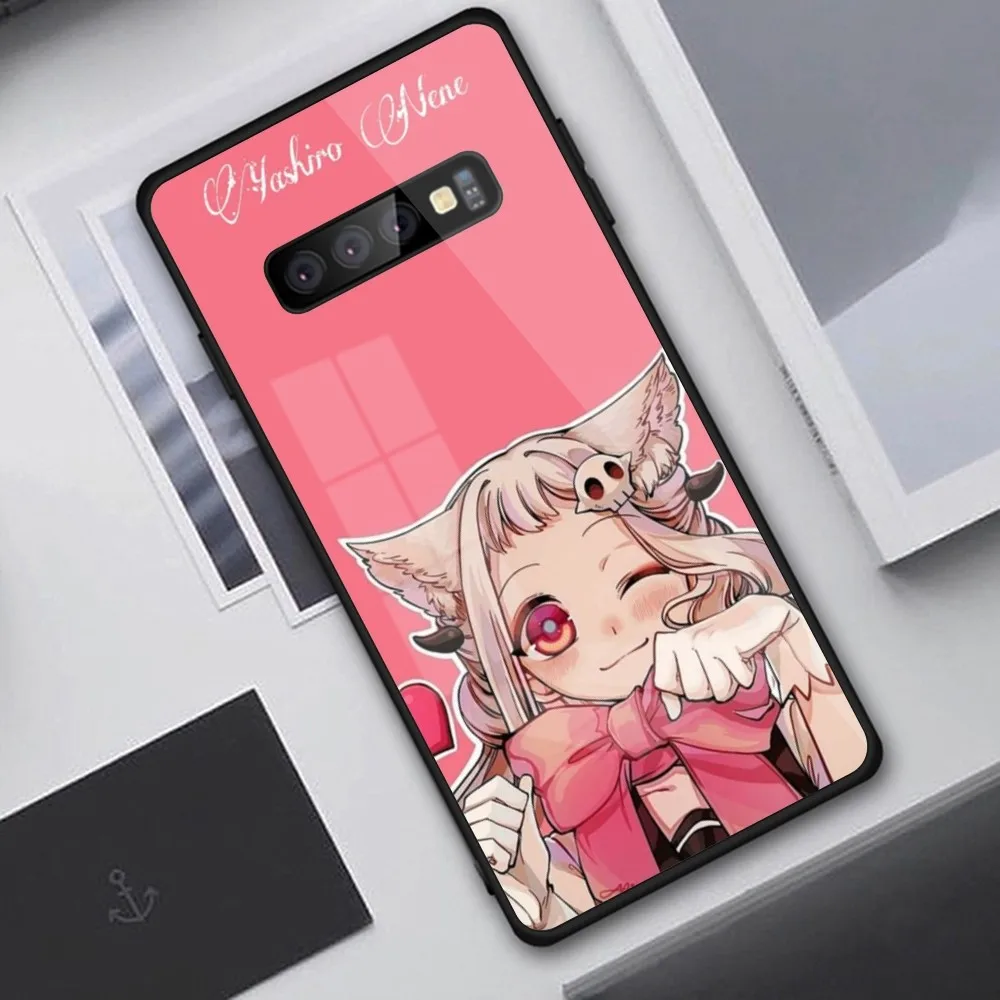 TBHK Hanako Kun Mobile Cell чехол для телефона Samung S23 S22 S21 Pro Ultra A13 A33 A53 NOTE 20 PC Glass Phone Cover Funda