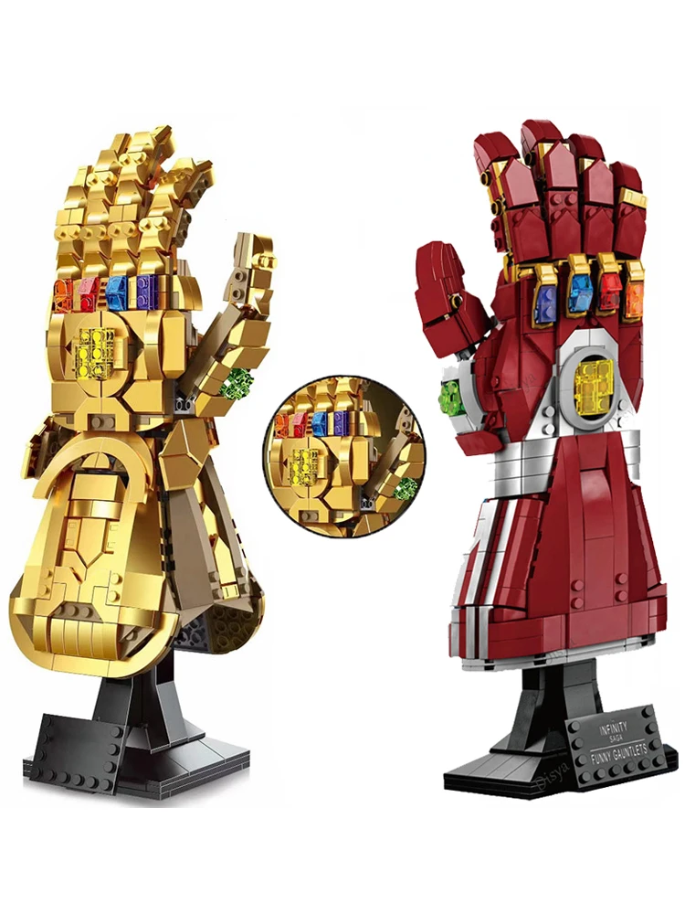 

NEW 598PCS infinite gloves compatible with 76191 model buiding kit block self-locking bricks toy birthday Christmas gift